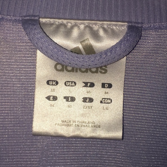 Adidas Zippered Lightweight Athletic Jacket - Picture 3 of 7